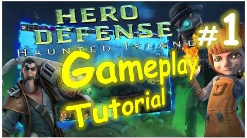 Let's Play Hero Defense - Haunted Island - Tutorial 001 Playthrough Gameplay