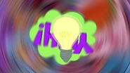 A lightbulb (used to transition to Hamster and Gretel recording a video reporting on Belle's fraud)