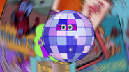 Gretel, disguised as a spinning mirror ball (used to transition to FistPuncher and The Destructress attending the homecoming dance)
