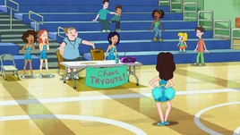 FredImpressesCheerleaderCoach