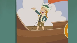 Teenager (as Viking Queen)