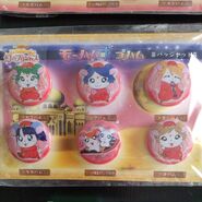 Hamtaro: The Captive Princess - Mo Hams - Can Badge Set B.