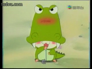 Hamtaro disguised as a crocodile