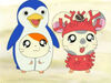 Hamtaro as a Penguin Costume 1.