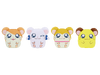 Hamtaro, Bijou, Pashmina, and Penelope Plush Toys Pouch from Banpresto and Bandai 2023.