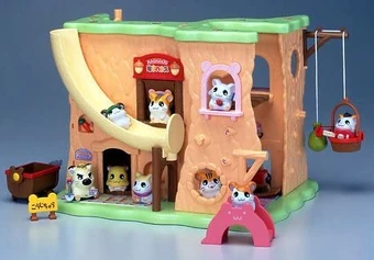 hamtaro house playset
