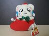 Tottoko Hamutaro: Christmas Bijou Wears a Santa Hat and Stockings Sock 19cm Plush from Epoch.