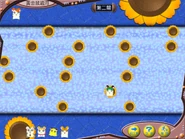 Golden Hamster Crossing the River