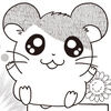 Hamtaro in a manga from Asari-chan & Hamtaro.