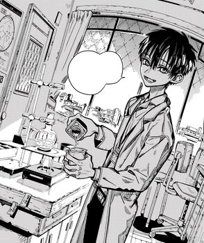 Yugi Amane in the Science Prep Room.