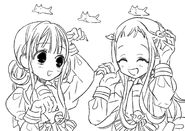 Aoi And Nene Sketch