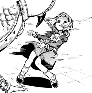 The consequences of being bitten by an Owl Guardian: Nene Yashiro's time was reverted to that of her Middle School self.