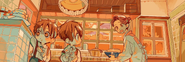 November 2023 (AidaIro’s first Twitter header for Hanako and Tsukasa’s Birthday 2023)