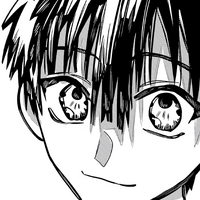 A closer look at Yugi Amane's face.