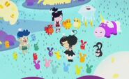 Hanazuki and Kiazuki hug each other in the end