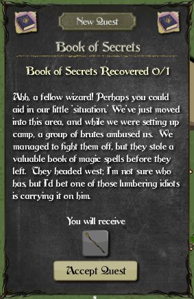 Book of Secrets (Quest) | Hands of War Wiki | Fandom