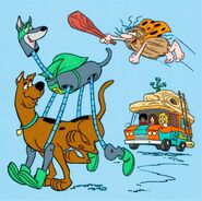 Scooby-Doo, Dynomutt Dog Wonder and Captain Caveman