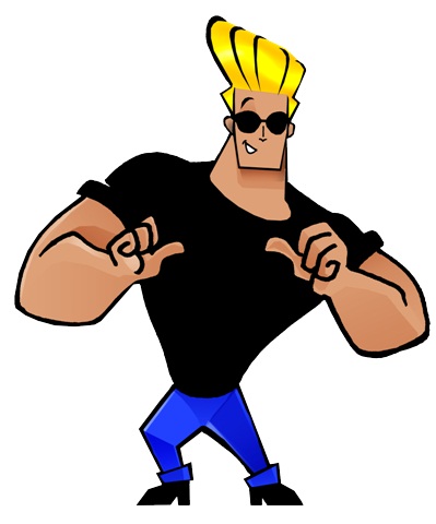 JOHNNY BRAVO, Cartoon Series. 1995 Stock Photo - Alamy