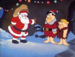 Fred and Barney meet Santa