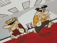 250px-Tumblr lqph148l5S1qjj2ado1 500.png (87 KB) Fred and Barney appear as robbers in the Powerpuff Girls episode "Hot Air Buffoon".