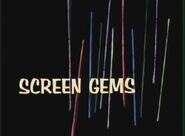 Screen Gems logo from the early 1960s until 1965,