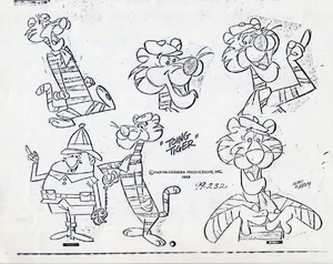 Toing Tiger model sheet