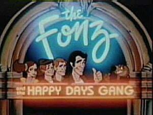 The Fonz and the Happy Days Gang