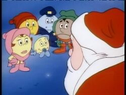 Pac-Man and company meet Santa