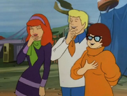 Daphne, Fred and Velma Laughing