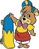 Boo Boo as a pre-teen cub in Yo Yogi!