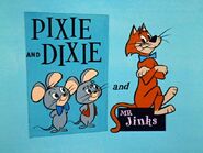 PIxie Pixie And Mr. Jinks Title Card (Huckleberry Hound Show)