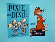 PIxie Pixie And Mr. Jinks Title Card (Huckleberry Hound Show)