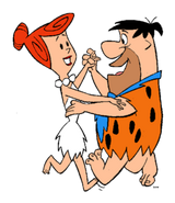 The Flintstones - Fred Flintstone - Clipart - 9 with Wilma