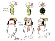 Touché Turtle and Dum-Dum.jpg (41 KB) Model sheet for Touché Turtle and Dum-Dum