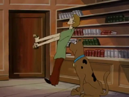 Shaggy Trying to Open The Door