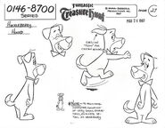 Huckleberry-Hound-Four-Page-Set-Of-Hanna-Barbera-Model- 57