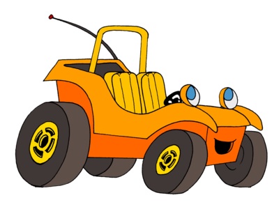 Hanna barbera talking dune buggy