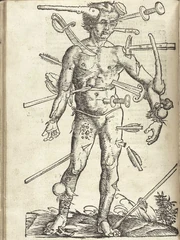 Drawing of Wound Man