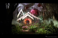 Gingerbread House concept art.