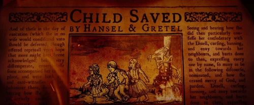 Child saved by Hansel & Gretel.