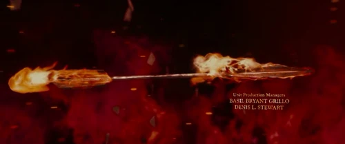 An image of a flaming arrow.