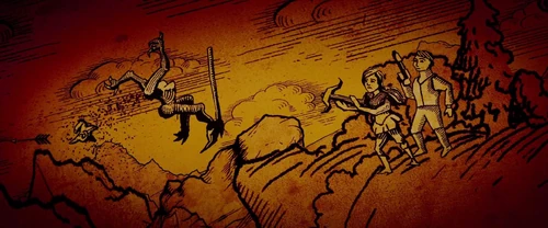Killing a witch.