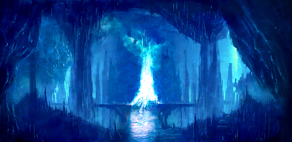 ArtStation - Bioluminescent Cavern