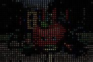 another corrupted image of happy appy, this one is darker instead of lighter like the other ones.