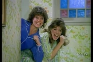 Joanie and K.C. cheering