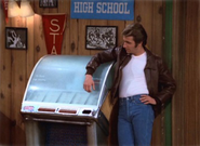 Fonzie hitting the jukebox