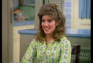 K.C. in her nightgown