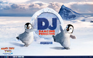 DJ Dancing Penguins Menu