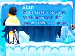 Stan in Happy Feet GBA Game