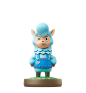 Cyrus's amiibo figure was released with Animal Crossing: amiibo Festival in a three-pack including Reese and K.K.